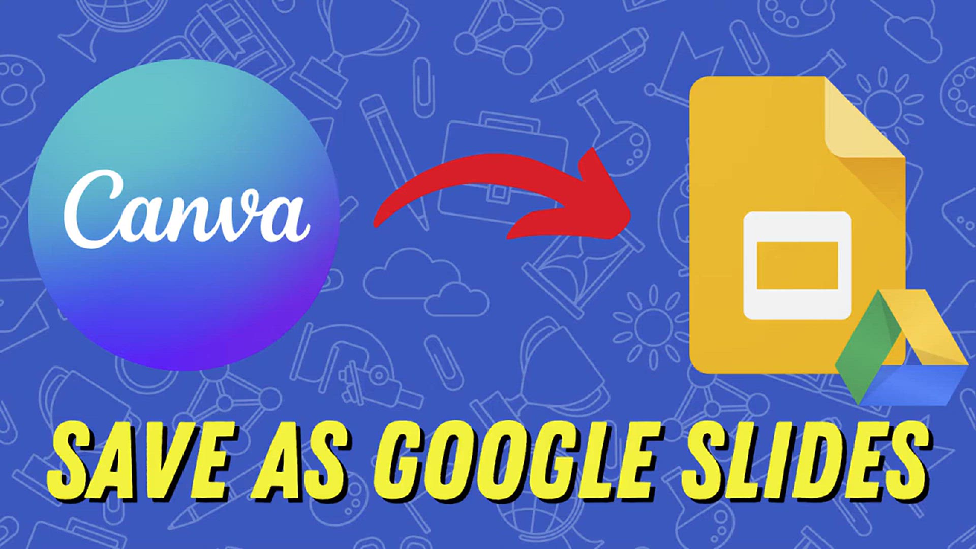 'Video thumbnail for Save a Canva Presentation to Google Slides'