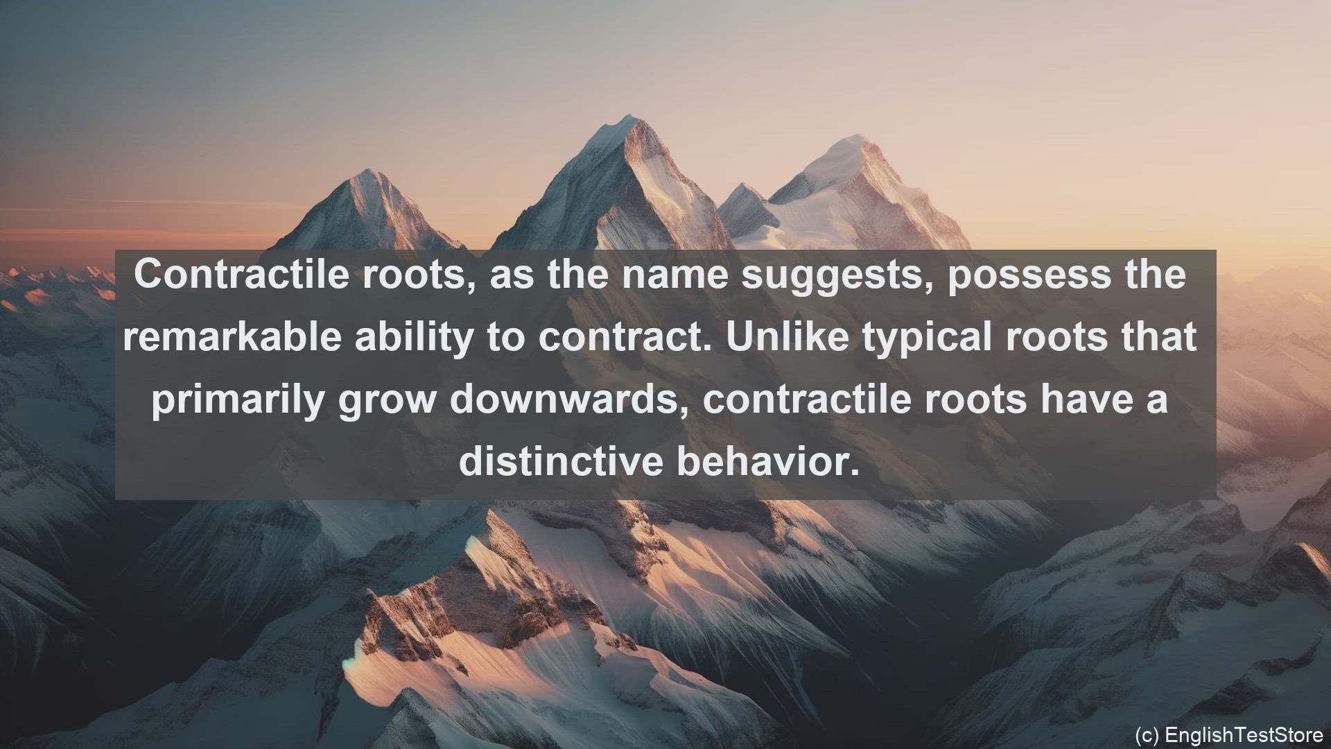 'Video thumbnail for Contractile root in science  definition and examples'