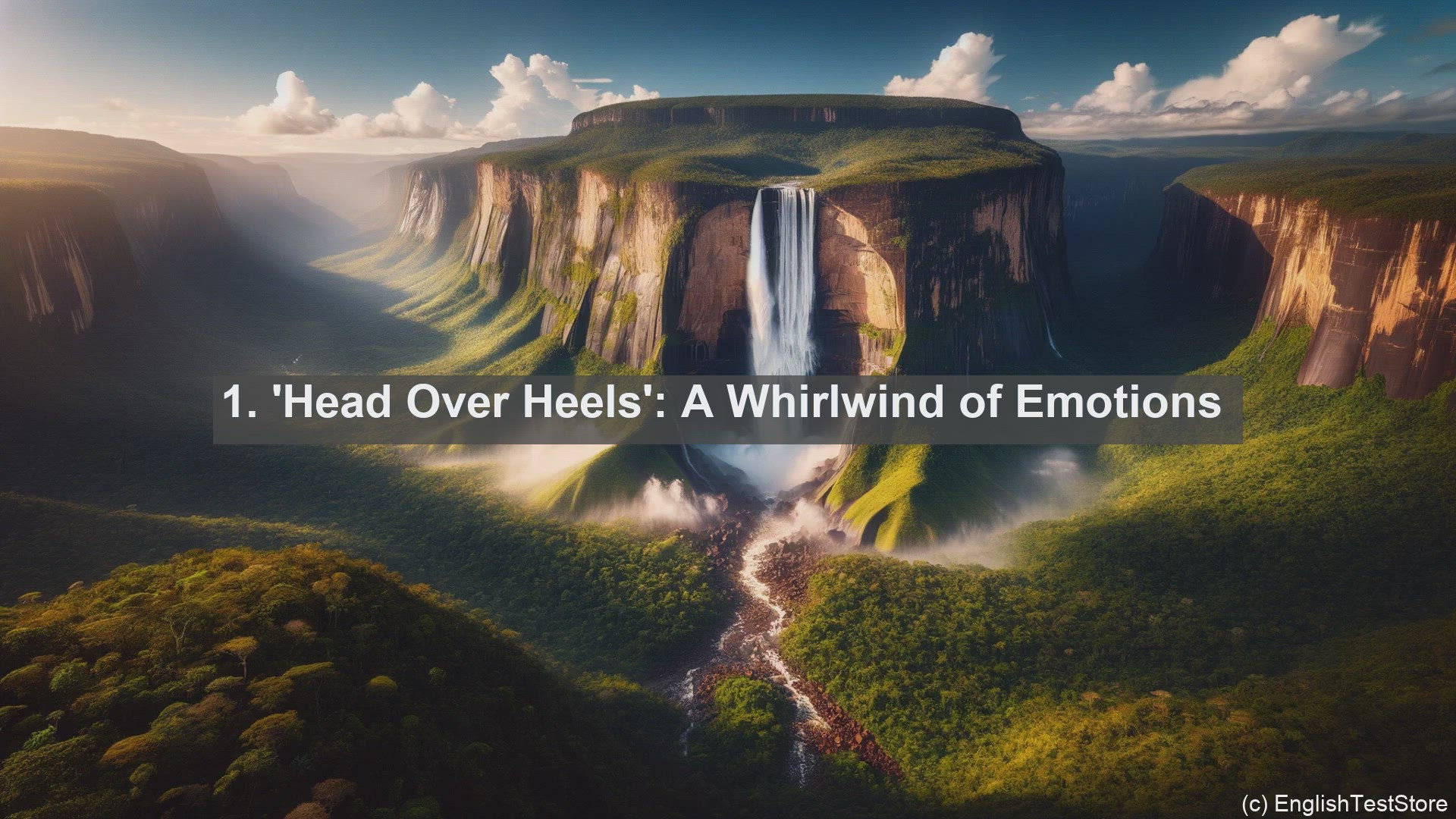 Head over heels meaning and sentence