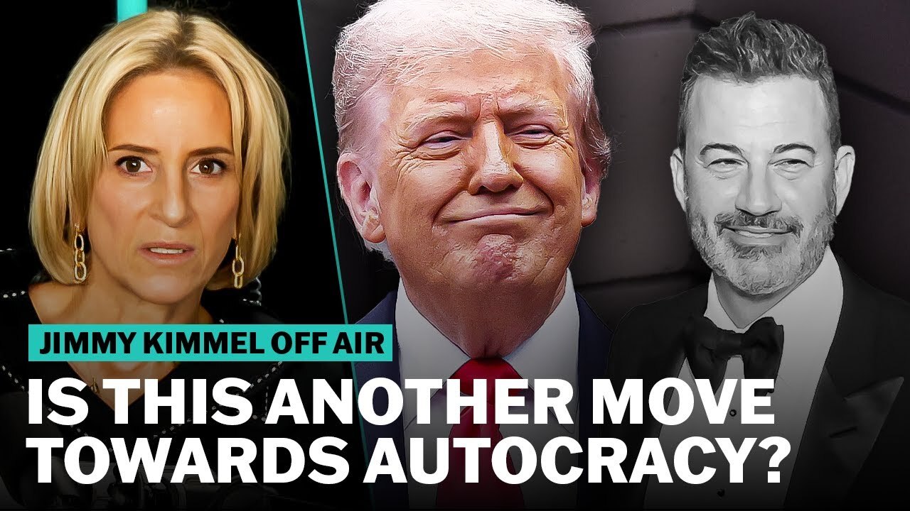 Video thumbnail for Trump celebrates the silencing of Jimmy Kimmel