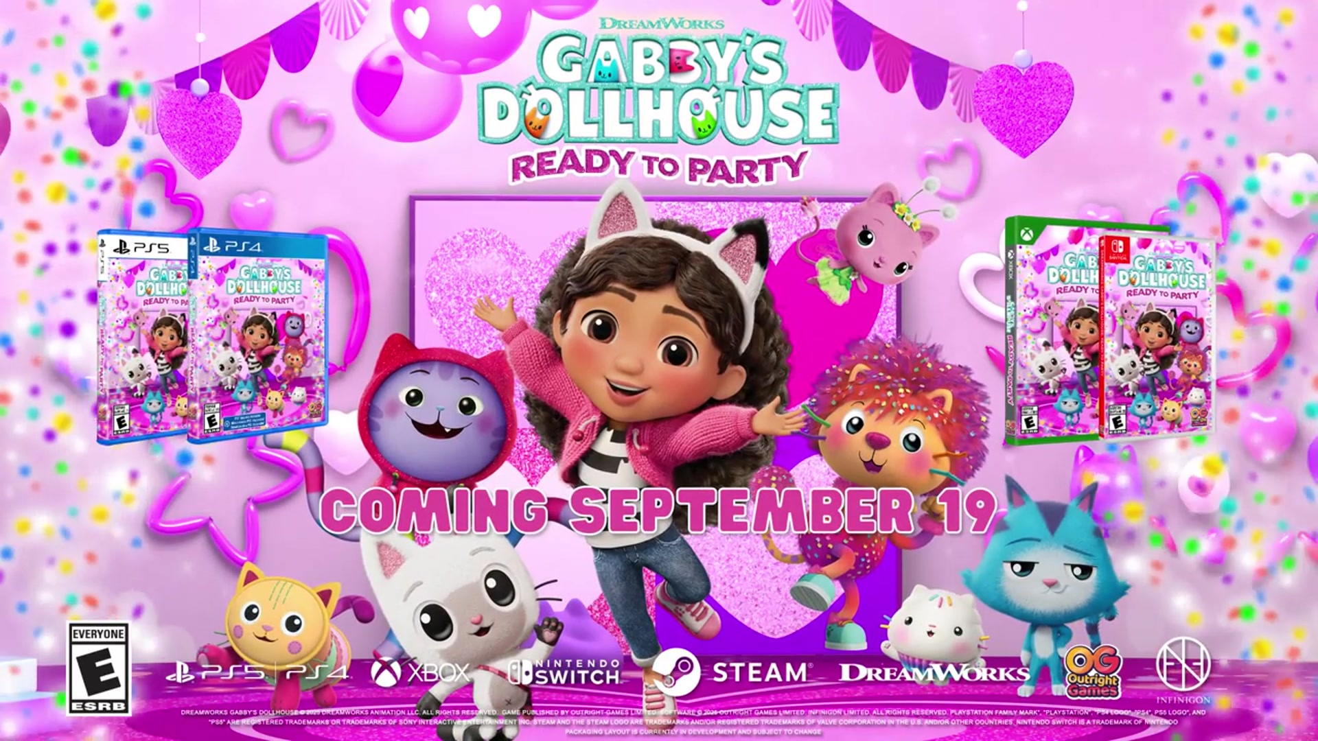 'Video thumbnail for DreamWorks Gabby’s Dollhouse: Ready to Party - Official Announcement Trailer'
