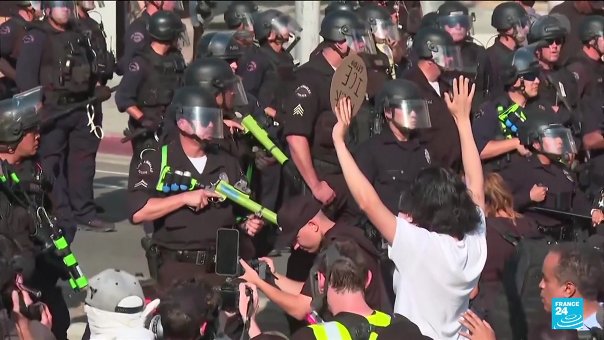 'Video thumbnail for Trump deploys thousands of soldiers in Los Angeles due to protests'