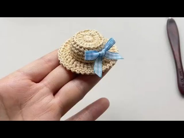 Video thumbnail for Crochet Mini Sun Hat
