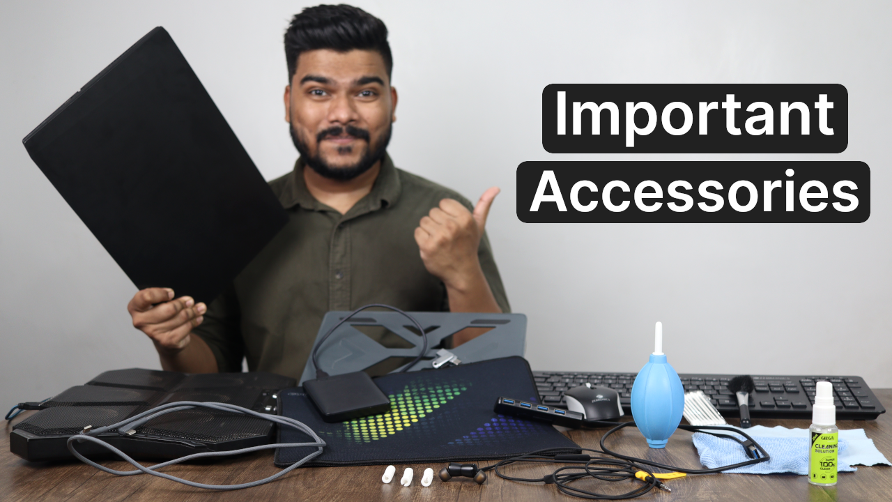 'Video thumbnail for 8 Important Accessories for a New Laptop'