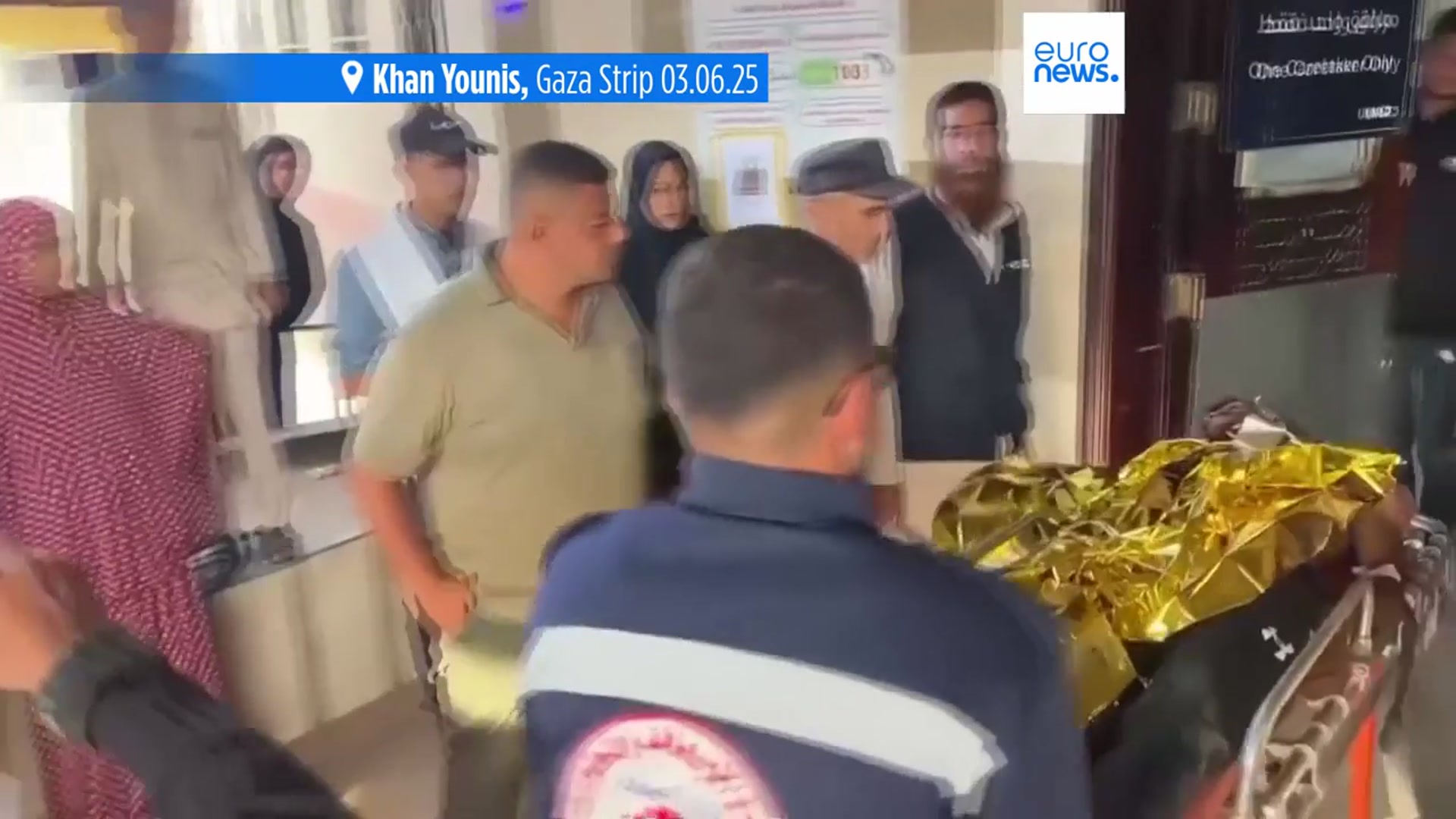 'Video thumbnail for Israeli army says it fired warning shots and denies killing 27 near aid site'