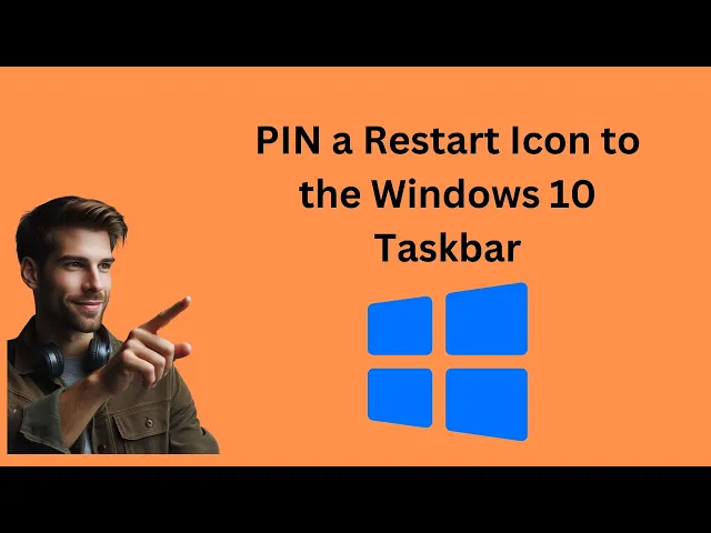 'Video thumbnail for How to PIN a Restart Icon to the Windows 10 Taskbar | GearUpWindows Tutorial'