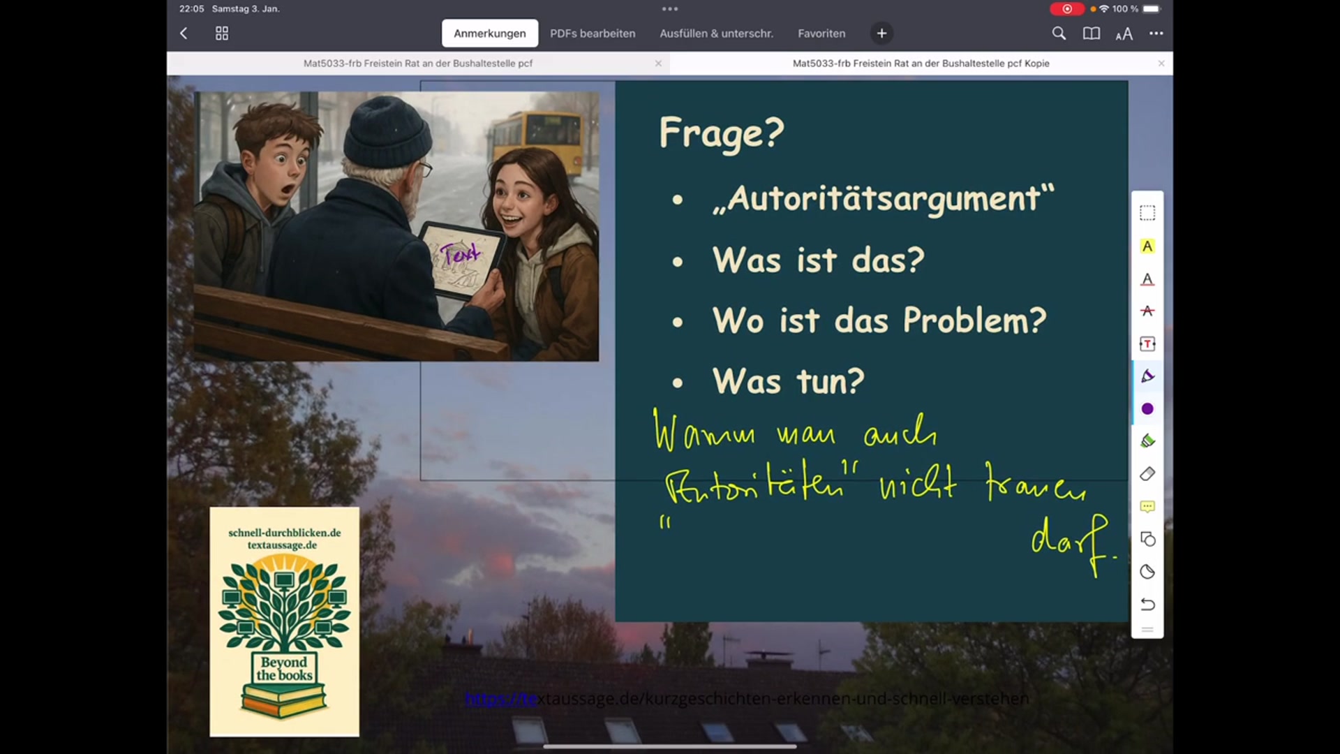 Playlist thumbnail for Sachtexte