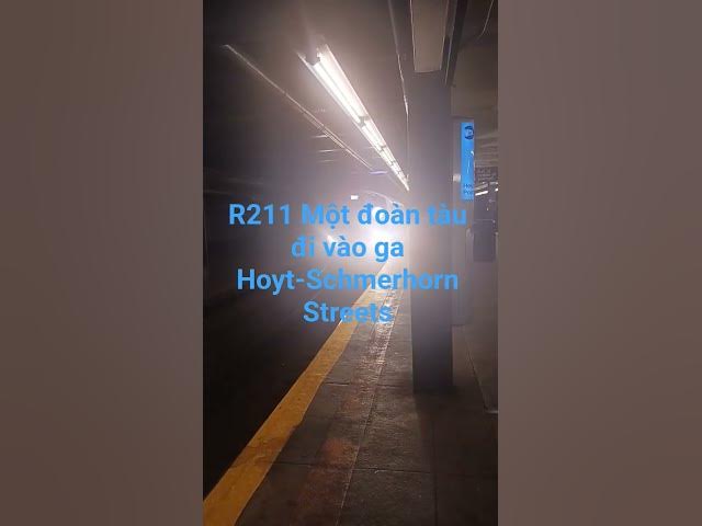 Video thumbnail for R211 Một đoàn tàu đi vào ga Hoyt-Schermerhorn Street