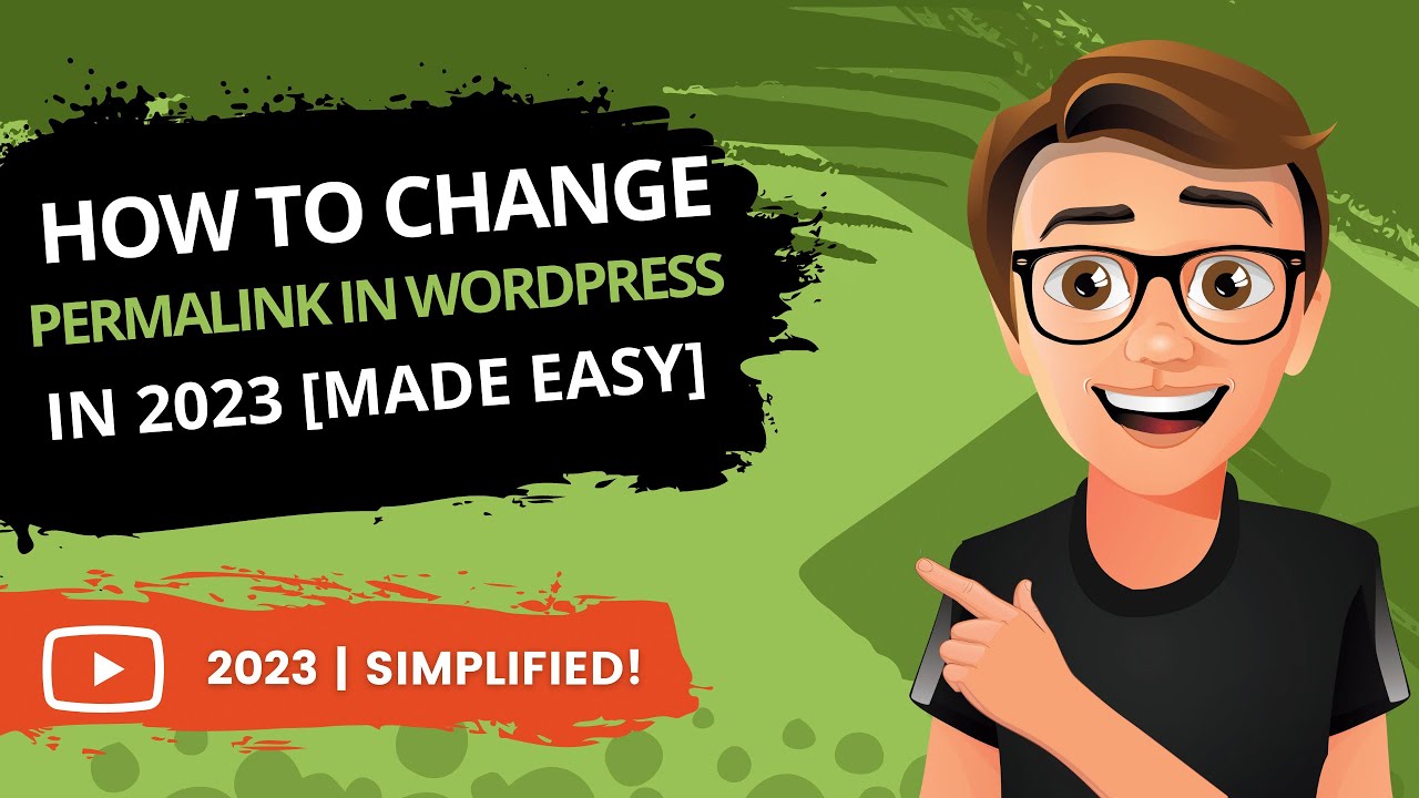'Video thumbnail for How To Change Permalink In WordPress 2023'