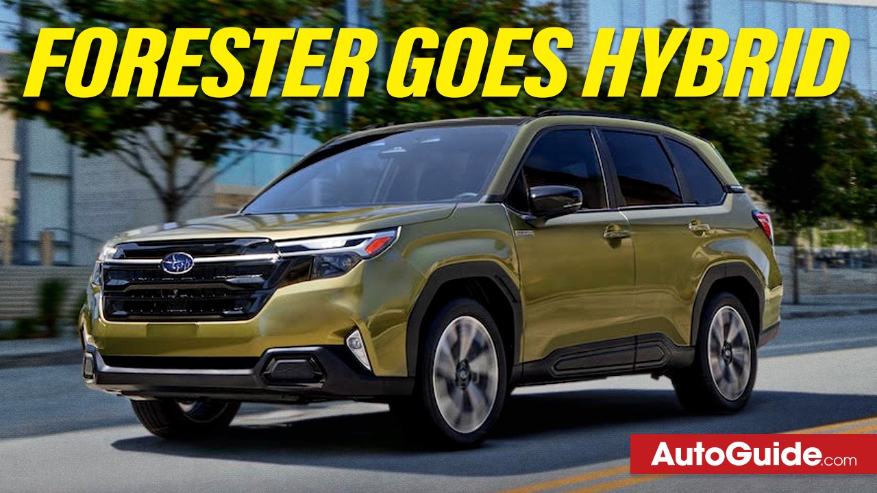 Video thumbnail for 2025 Subaru Forester Hybrid Revealed
