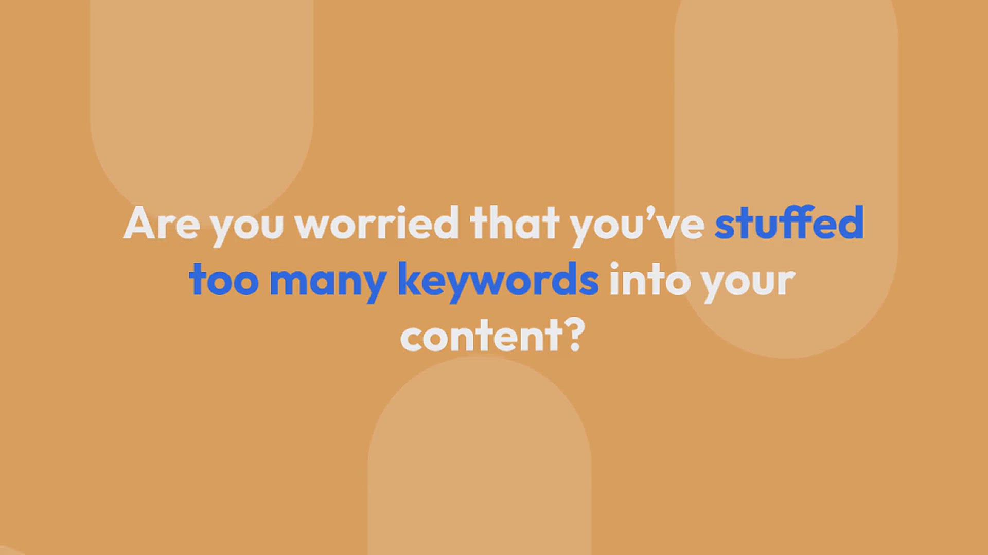 'Video thumbnail for How to Avoid Keyword Stuffing & Fix Over Optimization in SEO'