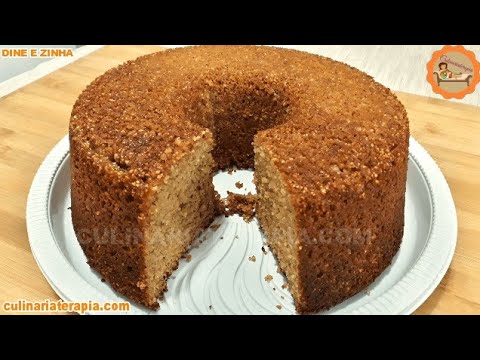 'Video thumbnail for Bolo de Flocão de Milho Sem Açúcar Sem Trigo e Sem Leite, Funcional Rico em Fibras e Super Nutritivo'