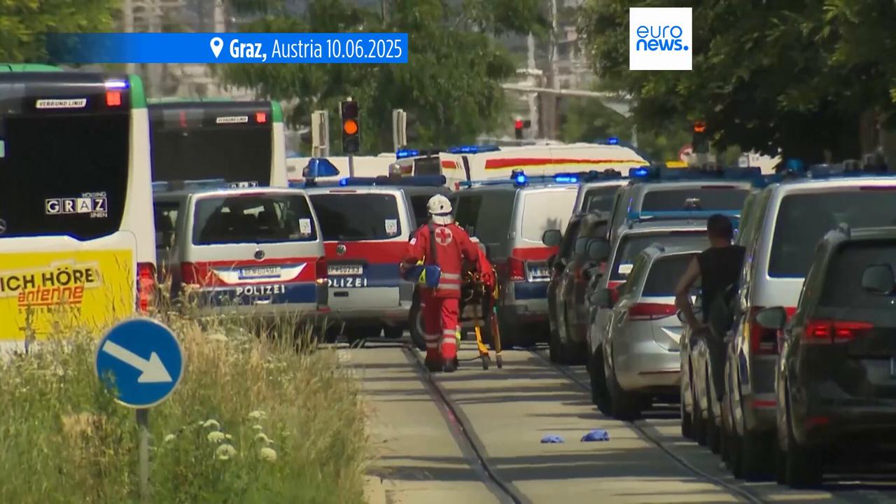 'Video thumbnail for Former student identified as gunman killing 10 in school shooting in Austria'