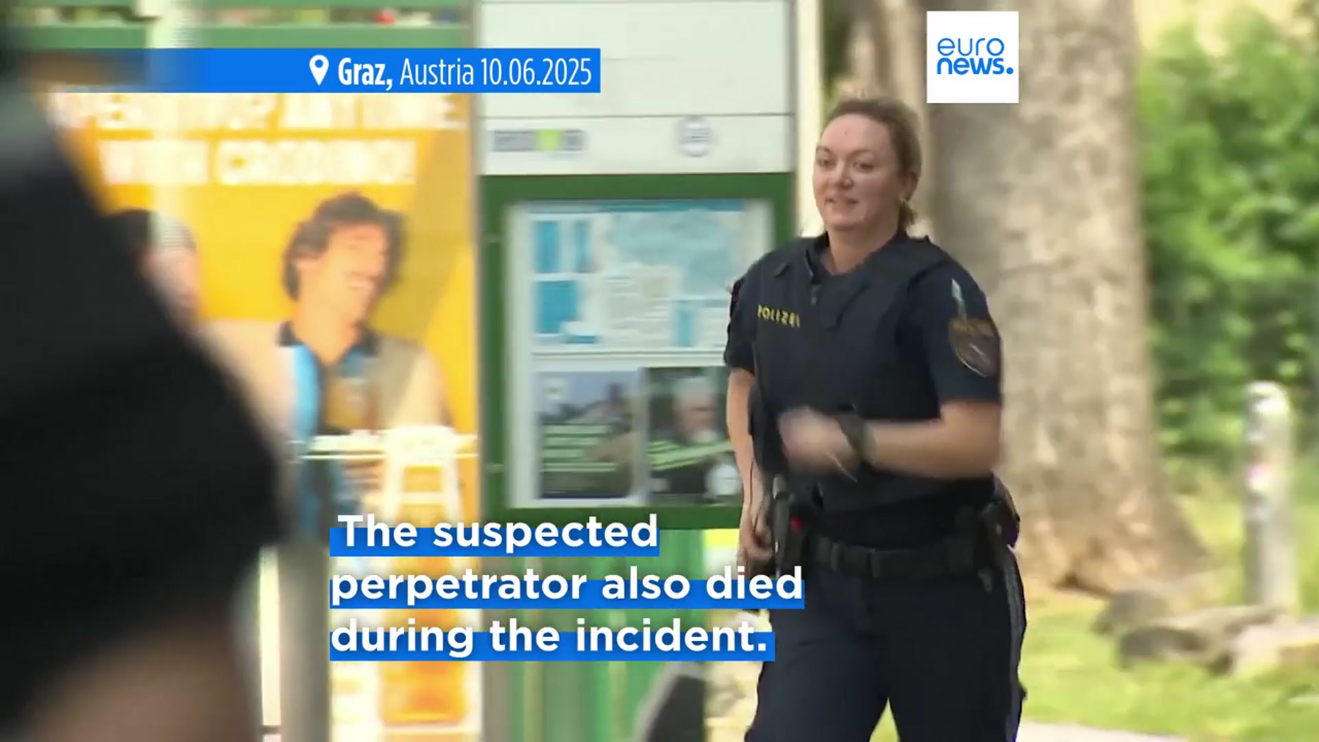 'Video thumbnail for Former student identified as gunman killing 10 in school shooting in Austria'