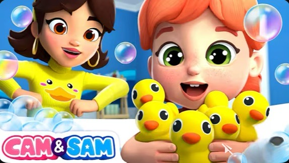 Video thumbnail for Five Little Ducks Bath Song🫧 Version (Episode 39)