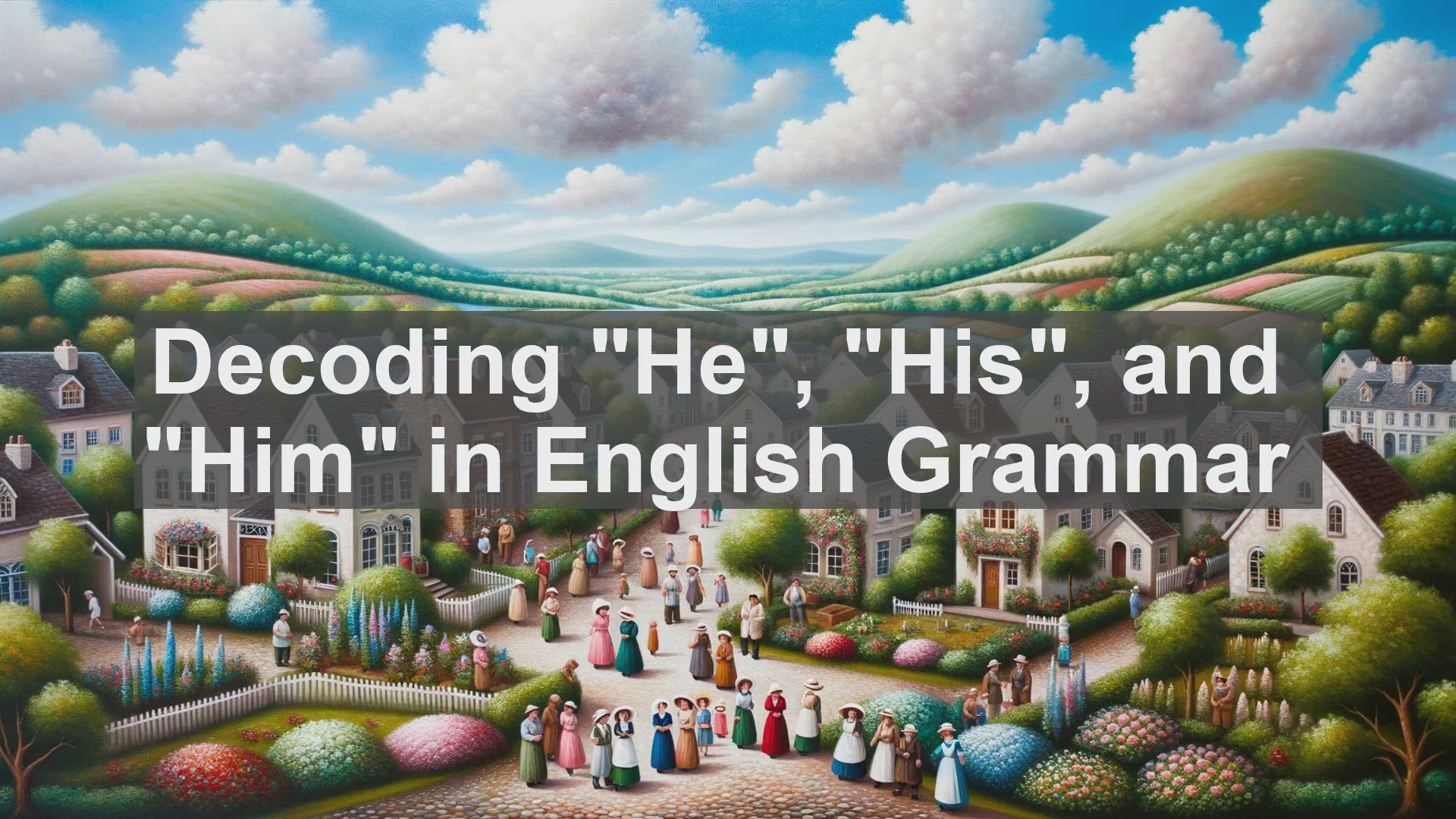 'Video thumbnail for Decoding He His and Him in English Grammar'