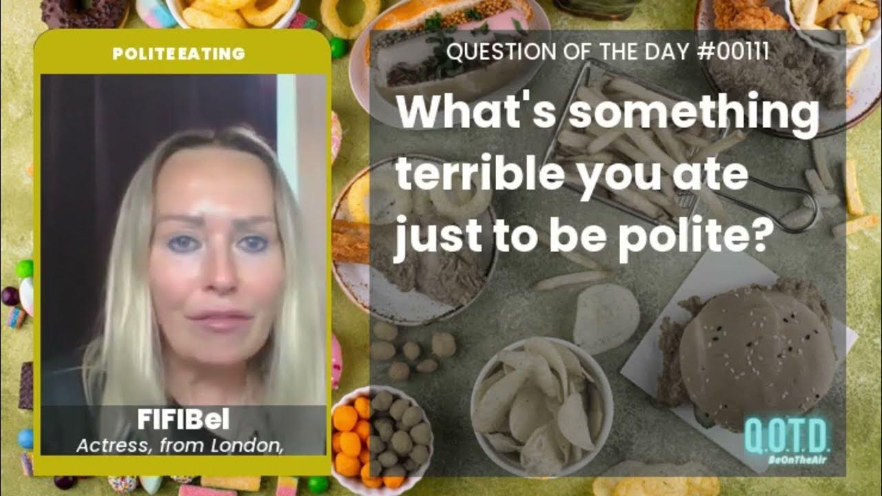 Video thumbnail for FIFIBel arti-chokes on artichokes. No good vibes here!