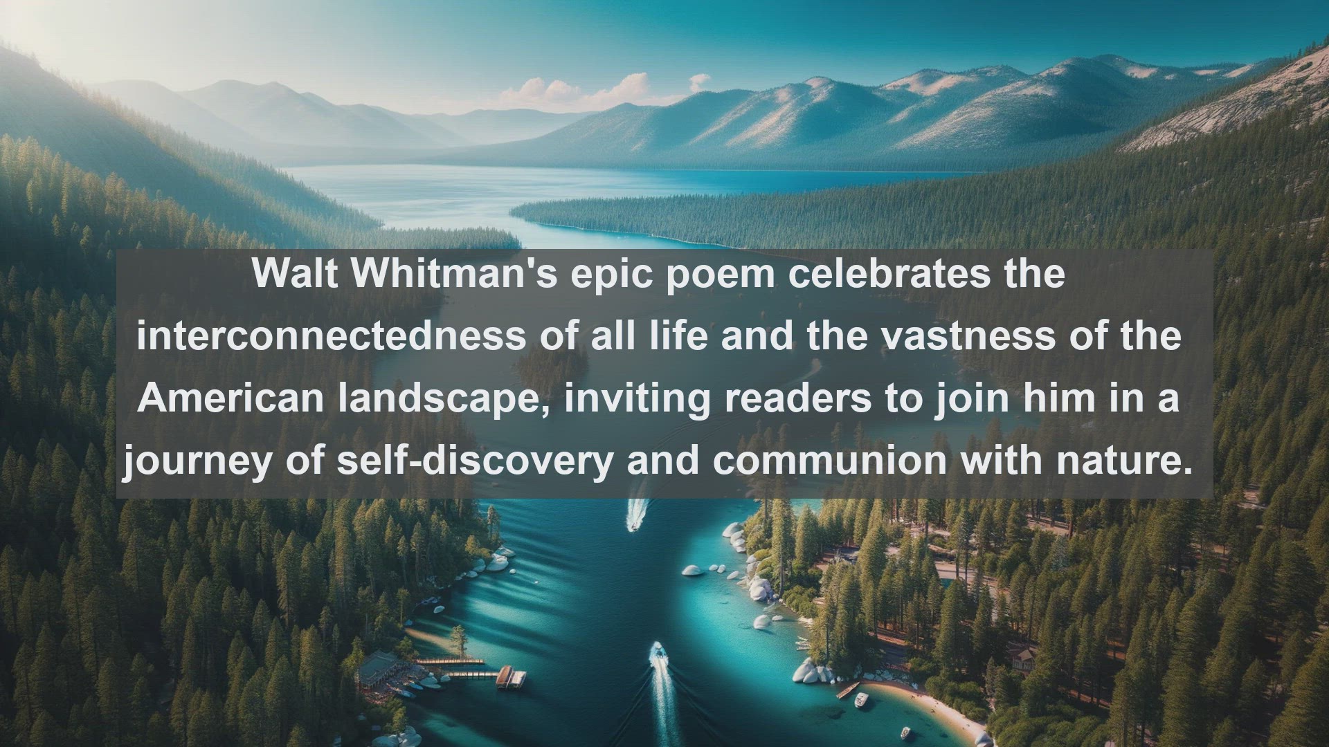 'Video thumbnail for Top 10 American Poems About the Wilderness'