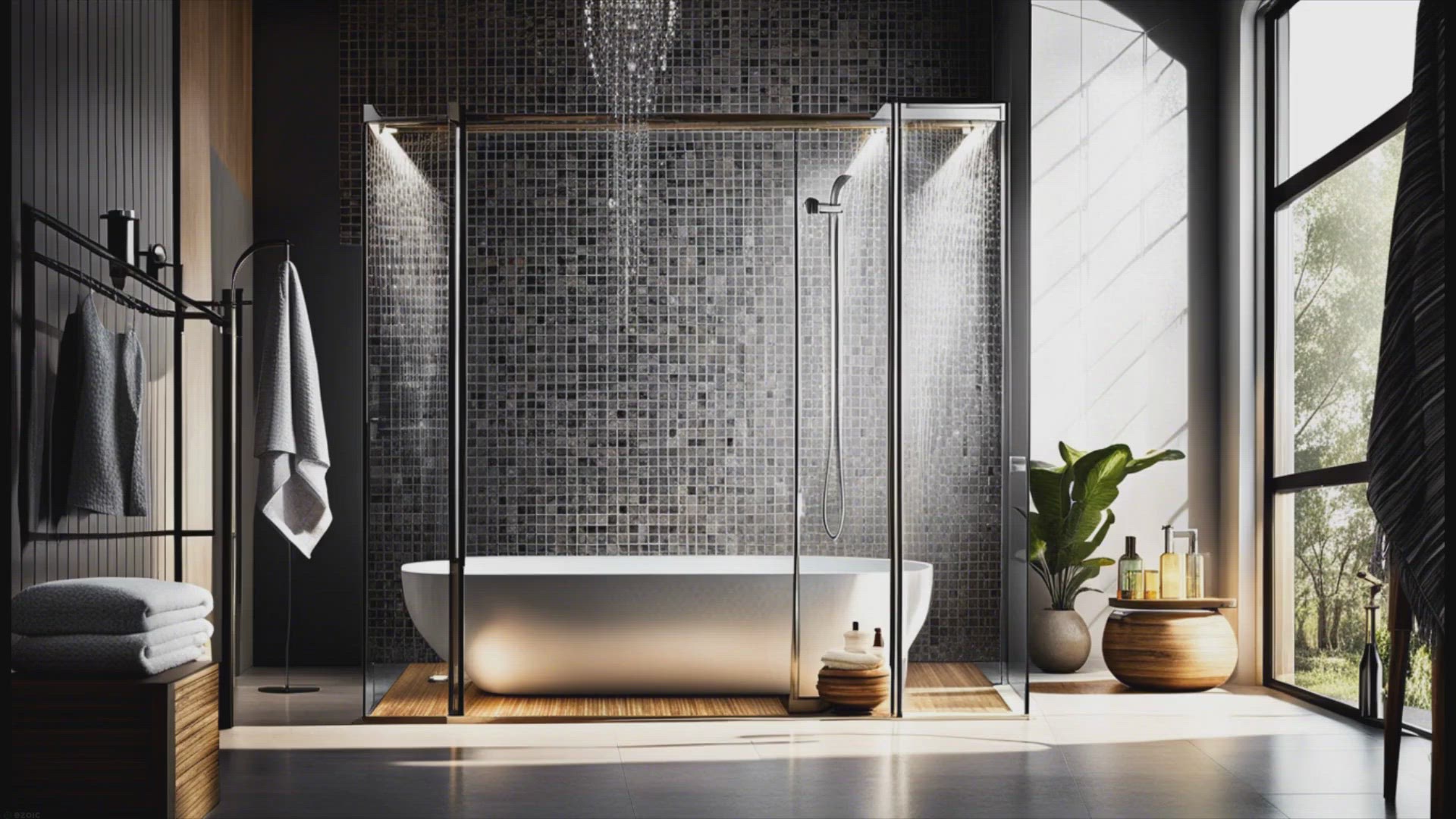 'Video thumbnail for Clean a Shower with Vinegar and Dawn'