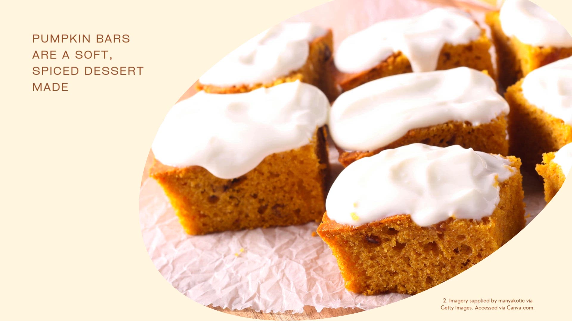 'Video thumbnail for Pumpkin Bars Recipe'