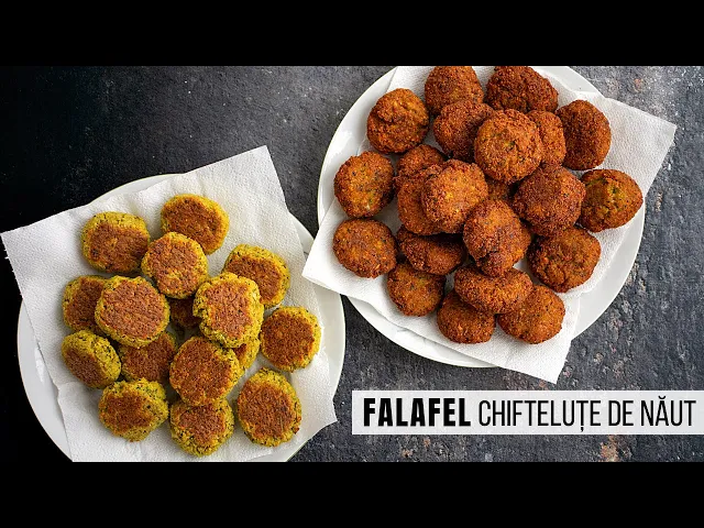 'Video thumbnail for Chifteluțe de post din năut (falafel), la cuptor sau prăjite | Bucate Aromate'