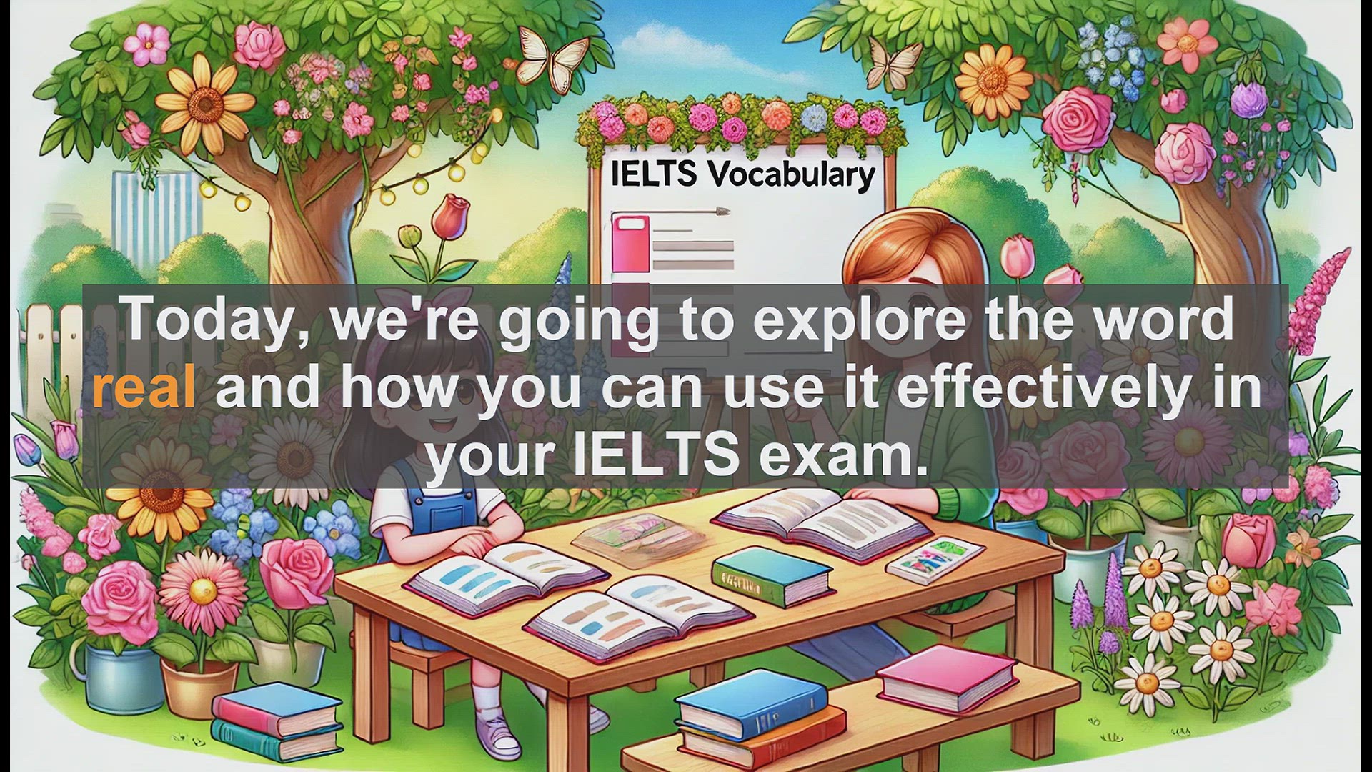 'Video thumbnail for 2500 Must Know IELTS 5.5 Vocabulary - Understanding 'Real': Boost Your IELTS Score'