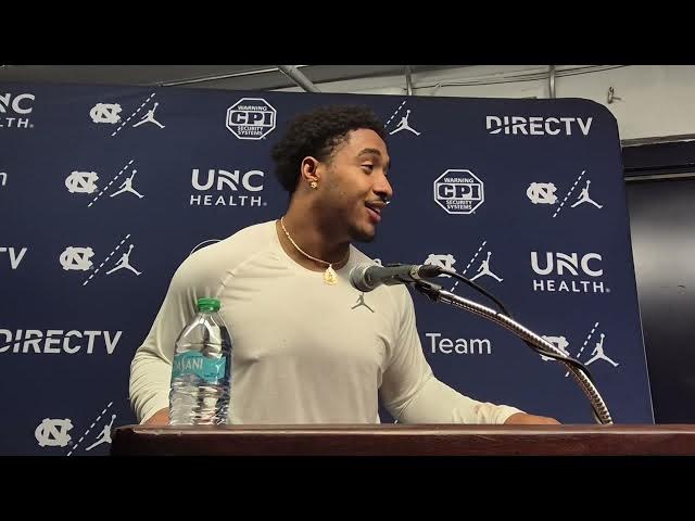 Video thumbnail for #UNC quarterback Gio Lopez press conference