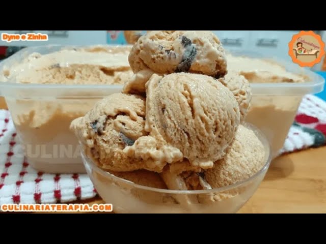 'Video thumbnail for O Melhor Sorvete de Doce de Leite Super Cremoso com Geleia de Ameixa, RENDE 4 LITROS'