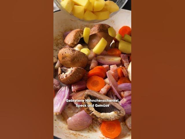 'Video thumbnail for Coq au Vin - Französische Rezeptidee für Heiligabend #shorts'