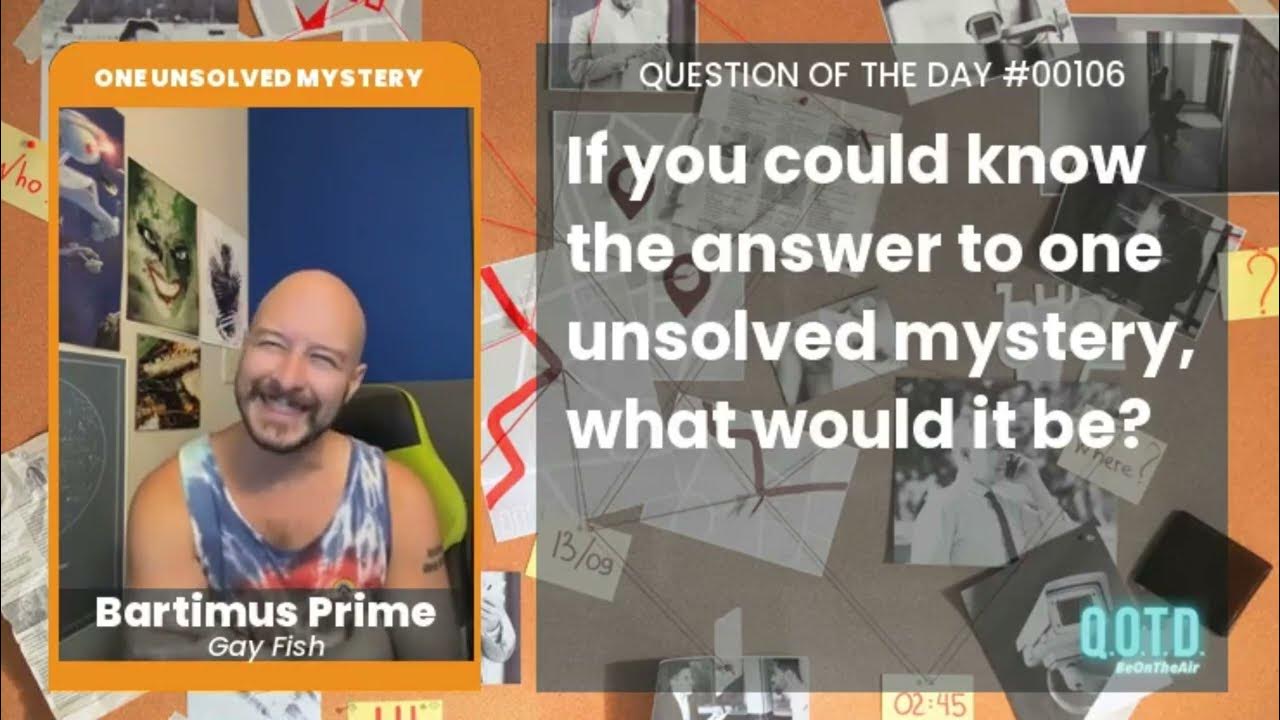 Video thumbnail for Bartimus Prime is engrossed in the case of D.B. Cooper. Aren't we all!