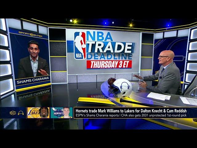 'Video thumbnail for Shocking Trade Alert Lakers Swap Dalton Knecht & Cam Reddish for Rising Star Mark Williams!'