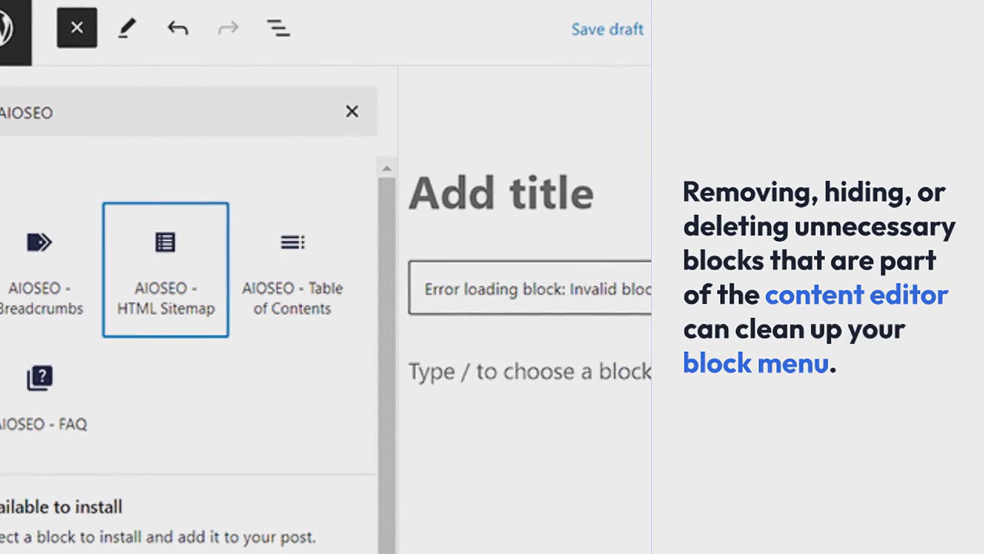 'Video thumbnail for How to Remove a Block in WordPress (4 Easy Methods)'