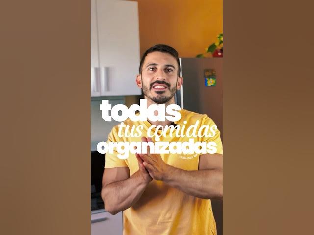 Video thumbnail for Organiza tu ALIMENTACIÓN