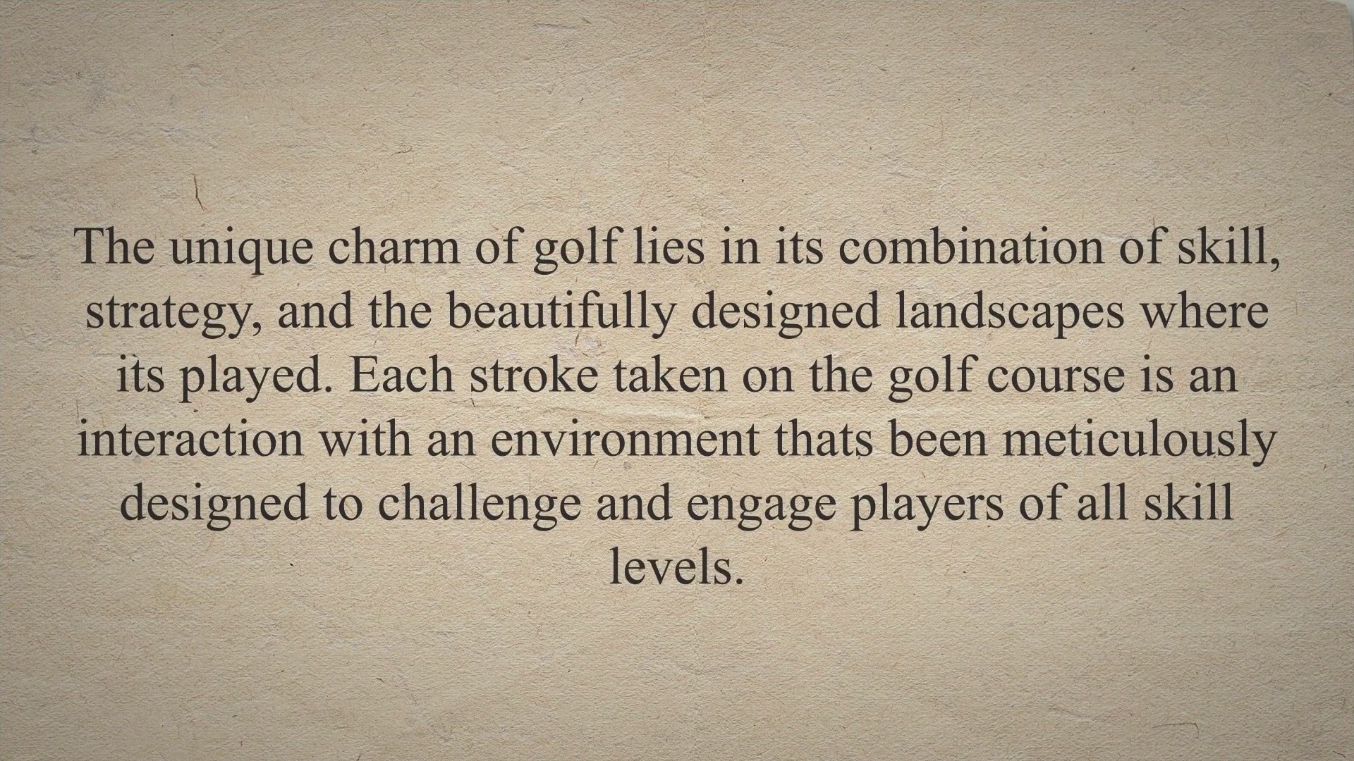 Video thumbnail for Parts Of A Golf Course - Golf Arenzano