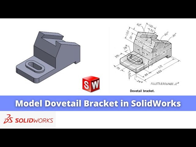 Video thumbnail for Model Dovetail Bracket in SolidWorks| SolidWorks Tutorial | SolidWorks Part Modeling |