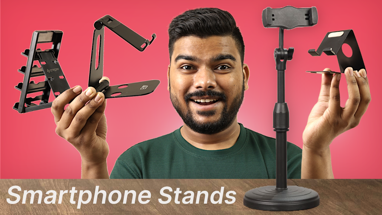 'Video thumbnail for 4 Best Smartphone Stands Under ₹500'