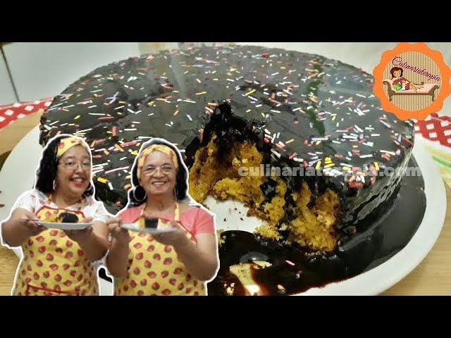 'Video thumbnail for BOLO DE CENOURA FOFINHO FÁCIL E RÁPIDO COM CALDA DE CHOCOLATE'