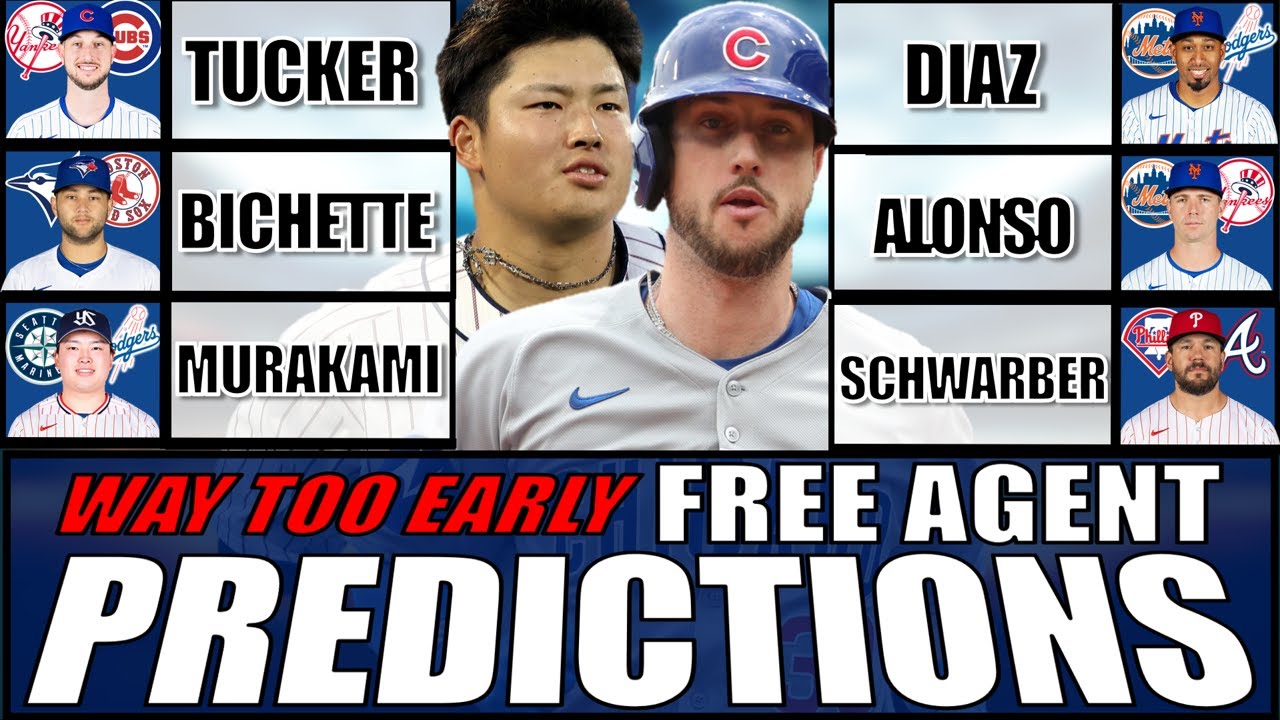 Video thumbnail for Way Too Early MLB Free Agent Predictions