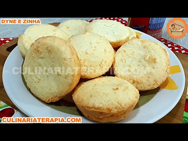 'Video thumbnail for Pão de Queijo Super Fácil com Requeijão'