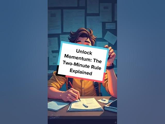 Video thumbnail for Unlock Momentum: The Two-Minute Rule Explained