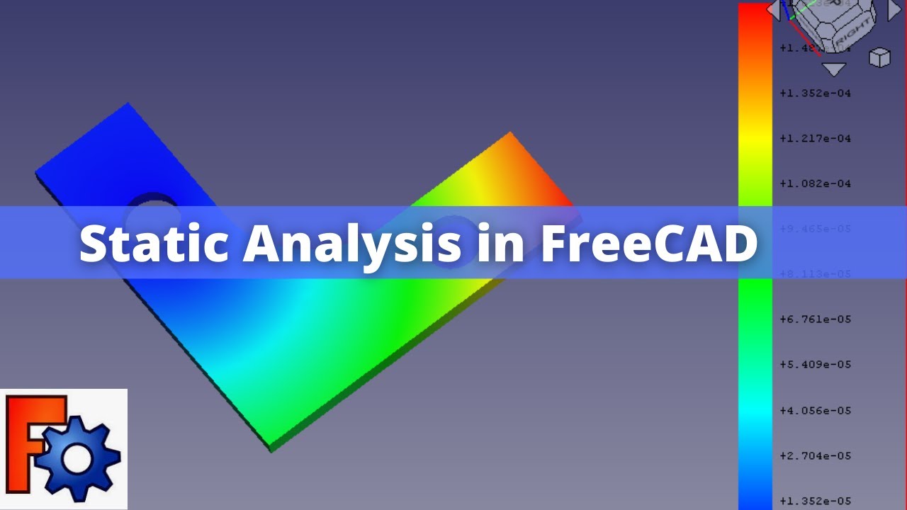 'Video thumbnail for Static Analysis in FreeCAD with FEM Workbench _ FreeCAD Tutorial _ FreeCAD FEM _ Mechnexus _'
