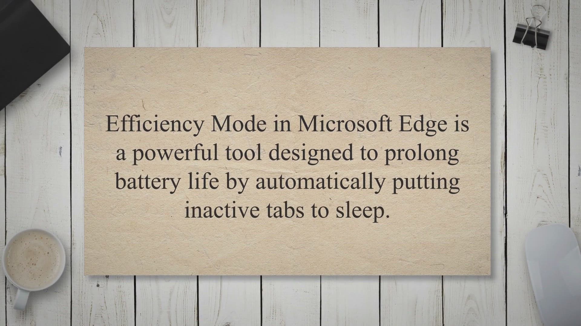 'Video thumbnail for Enhance Power Efficiency: Activate or Deactivate Efficiency Mode while Connected to Power in Microsoft Edge'