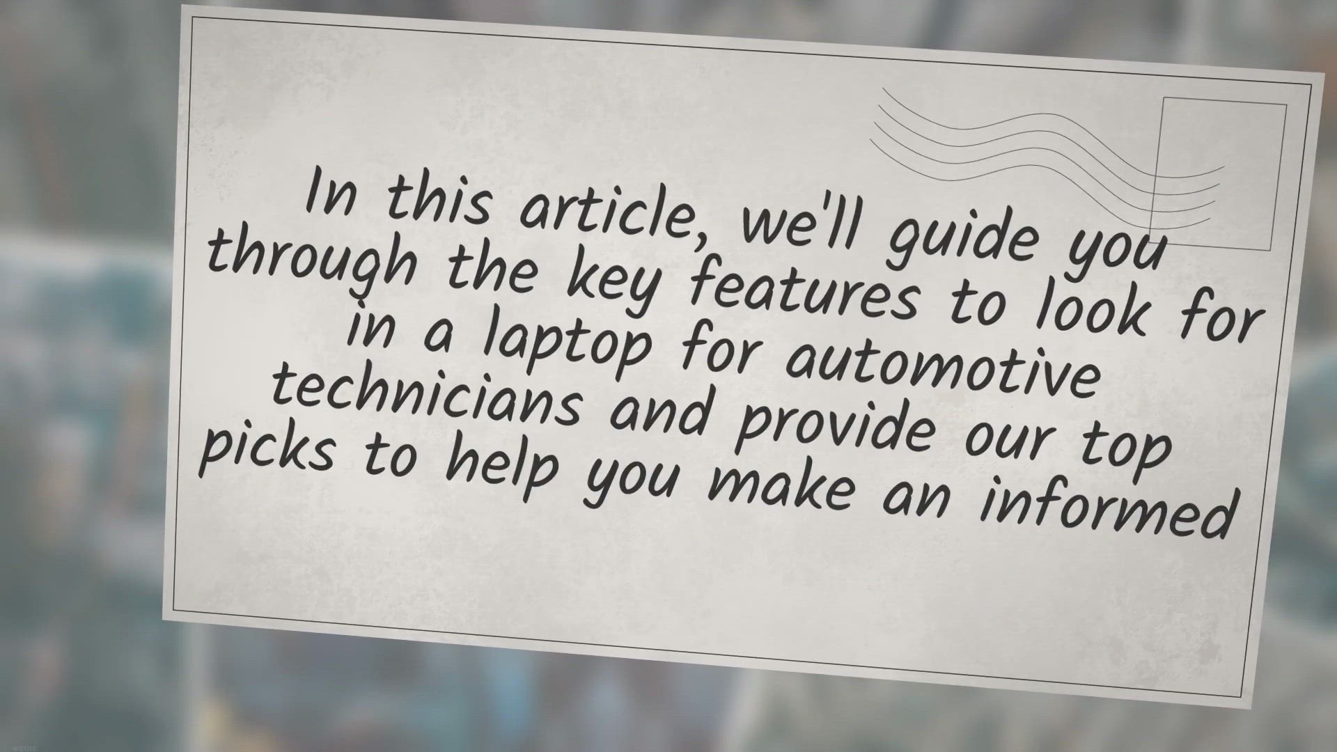 Video thumbnail for The Ultimate Guide to Finding the Best Laptop for Automotive Technicians