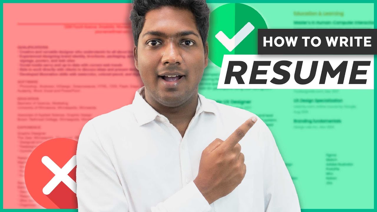 'Video thumbnail for How to Make a Resume _ Best Resume Template 2023'