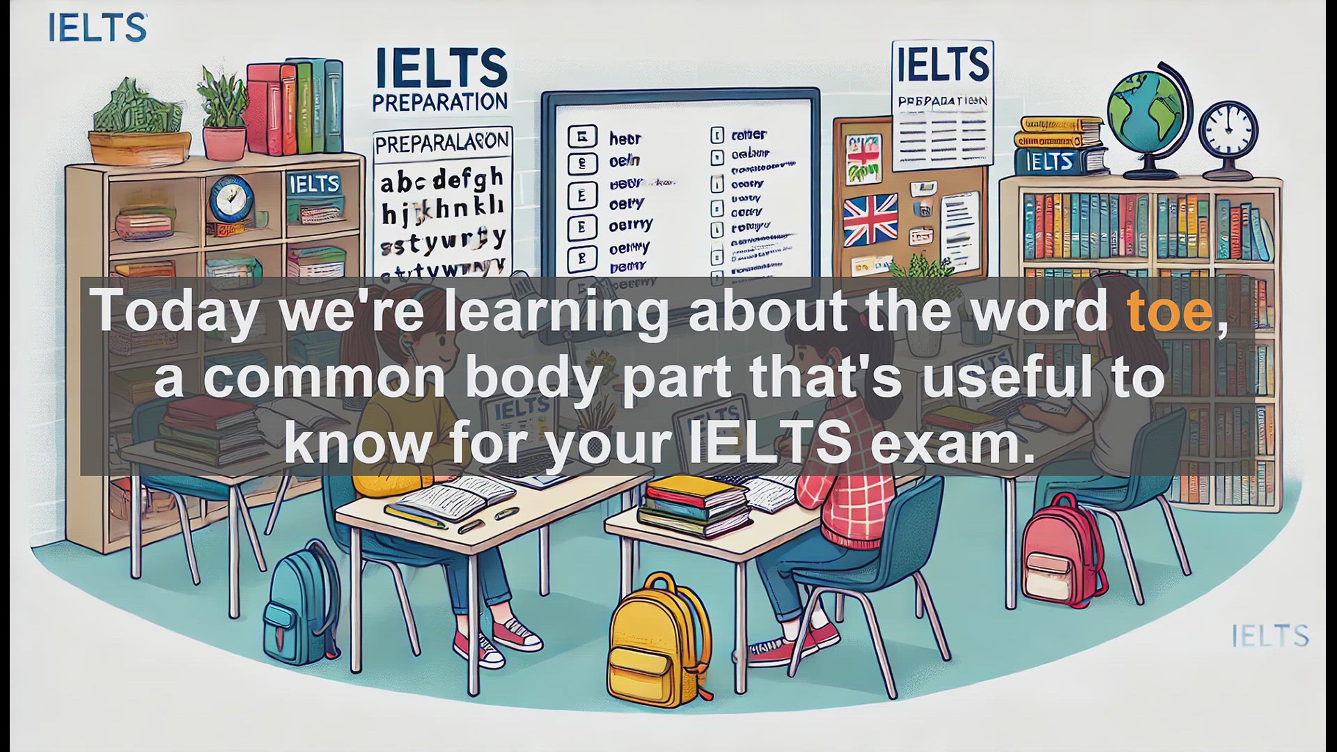 'Video thumbnail for 2500 Must Know IELTS 5.5 Vocabulary - Understanding 'Toe': Essential Vocabulary for IELTS'