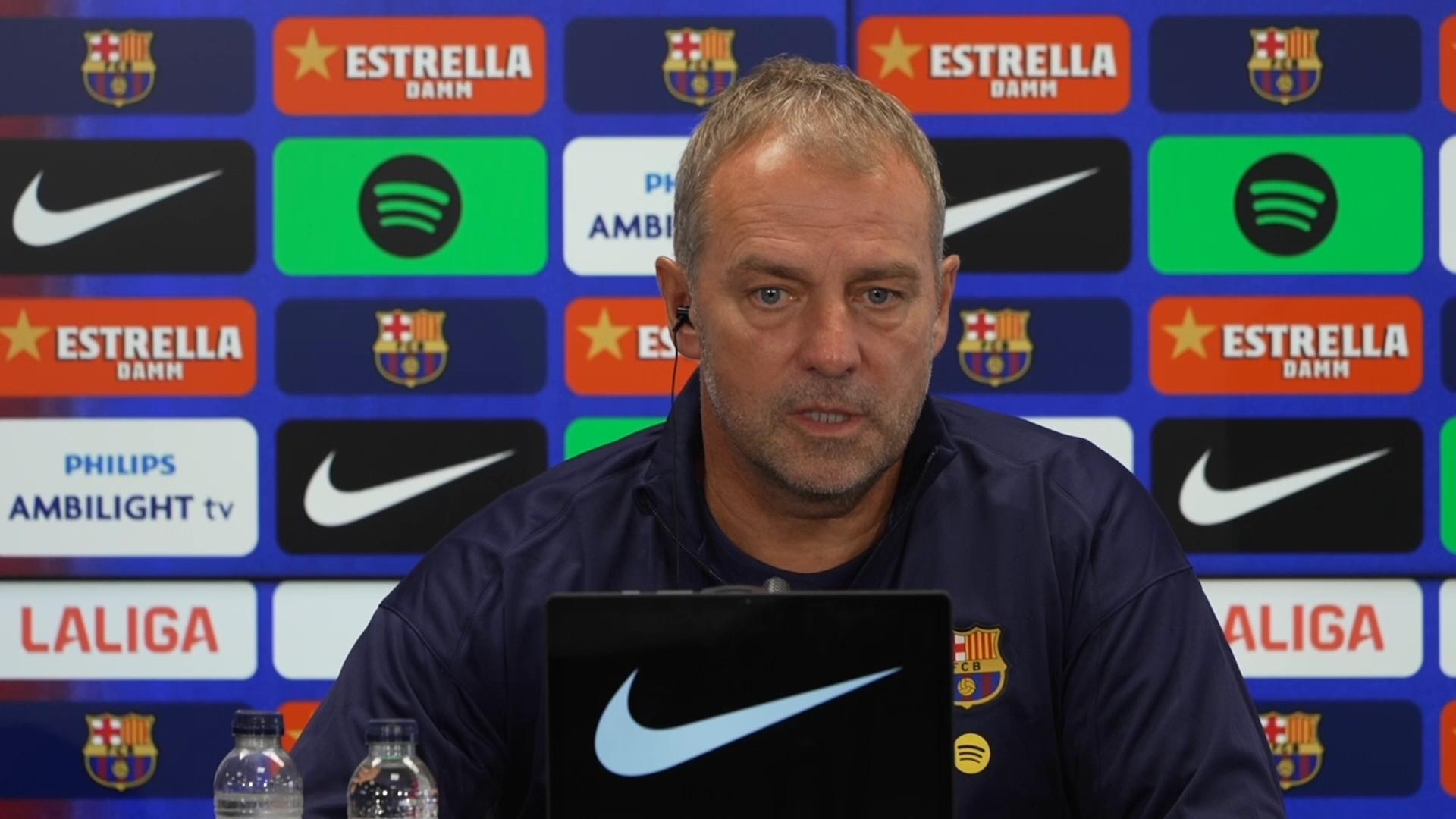 Video thumbnail for 'This isn’t taking good care of the players' - Flick criticises Spain boss because of Yamal injury