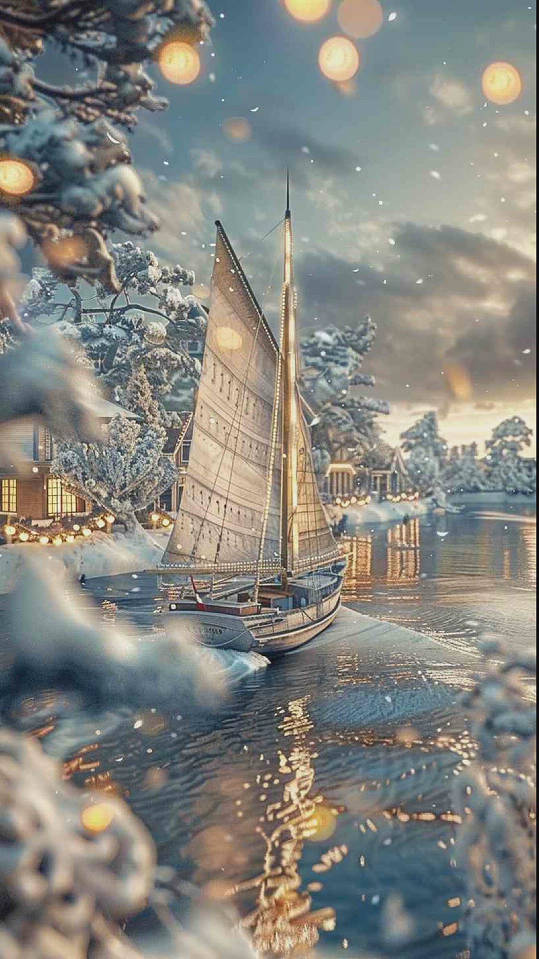 'Video thumbnail for christmas sailboat images'