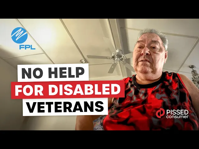 'Video thumbnail for Refused to Help Disabled Veterans - Florida Power Reviews | PissedConsumer'