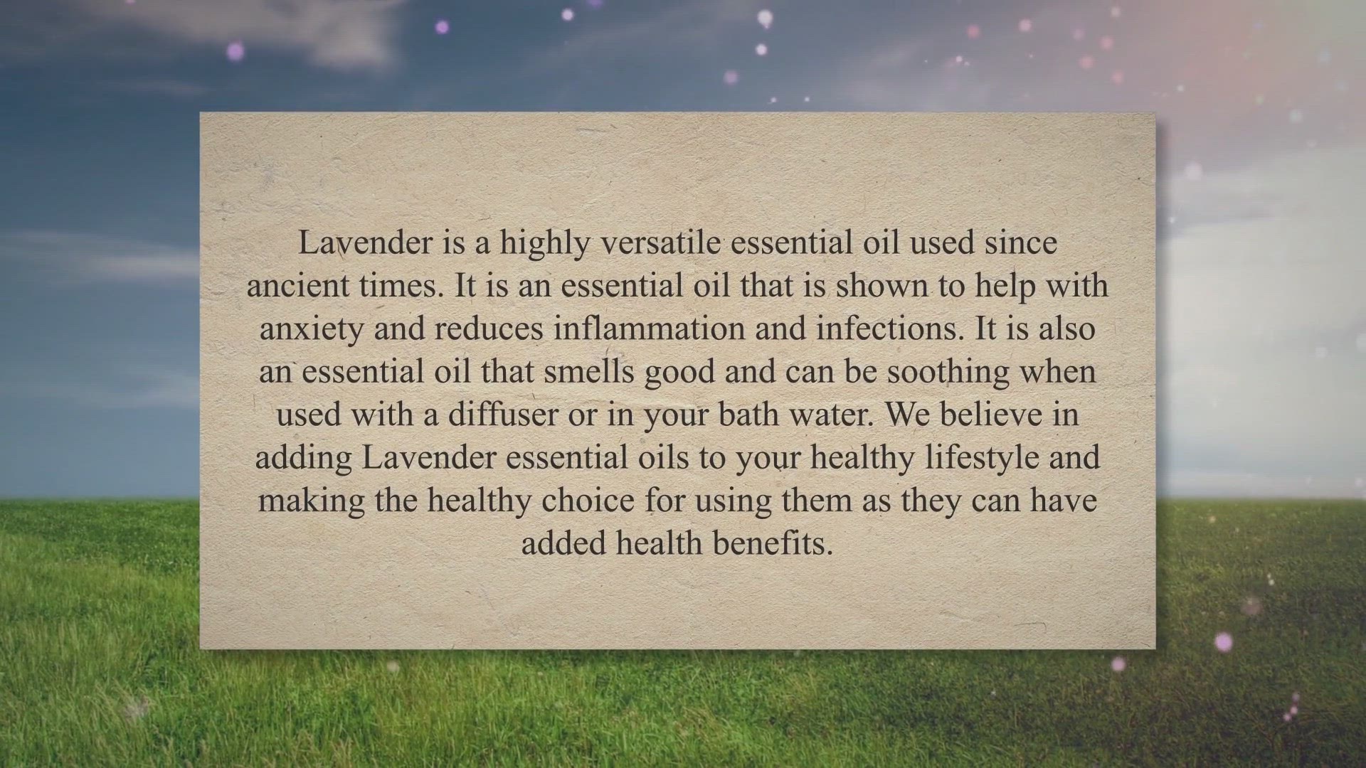 'Video thumbnail for Guide To Using Lavender Essential Oils'