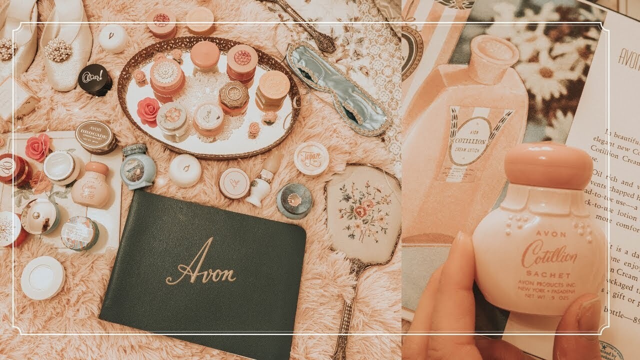 Video thumbnail for Browsing through a 1950s vintage Avon Catalog (my vintage cream sachet collection)